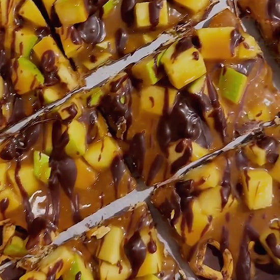 Caramel Apple Chocolate Bark