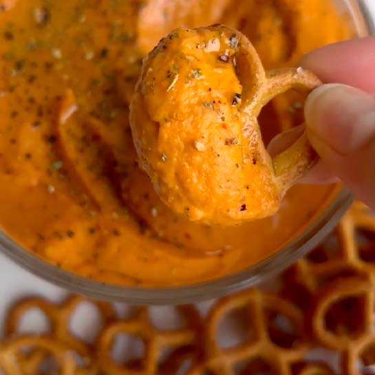 Harissa Pumpkin Hummus