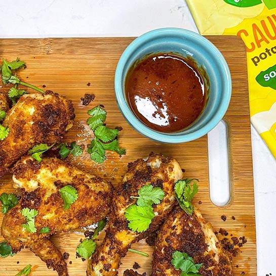 SOUR CREAM & ONION CRUSTED WINGS